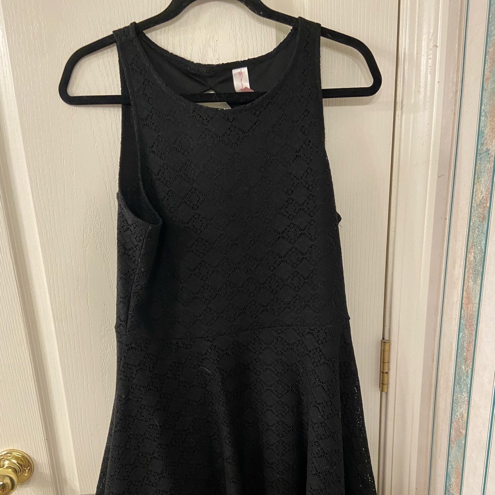 Lace black dress